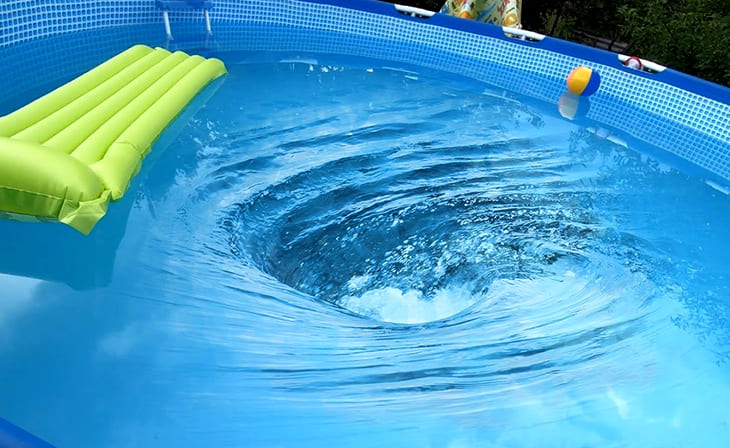 Wie lassen Sie das Wasser aus einem Frame-Pool ab