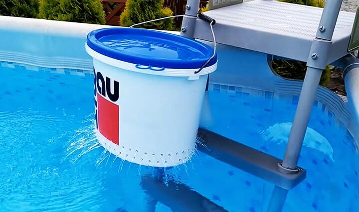 Eimerfilter für den Pool