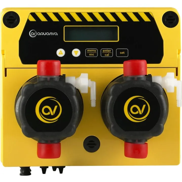 Membran-Dosiersystem Aquaviva pH/Rx+Free Cl 5 l/h mit pH-/Rx-/Chlor-Sonden und WiFi