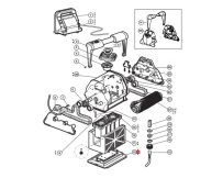 Verschluss der Bodenabdeckung für Poolroboter Hayward TigerShark (RCX78005)