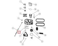 Rechte Seitenabdeckung mit Schrauben für Poolroboter Fairland X30-X80 (2020010100061)