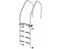 Poolleiter Hayward München (4 Stufen), für breite Seite, AISI-316