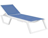 Sonnenliege Aquajoy Rio (weiß mit blau)