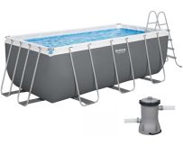 Frame Pool Bestway 56456 (412x201x122 cm) mit Kartuschenfilter und Leiter