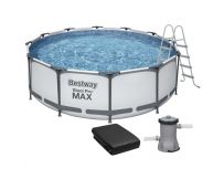 Frame Pool Bestway 56420 (366х122 cm) mit Kartuschenfilter, Abdeckplane und Leiter