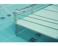 Schutzgeländer für Reduktionsplattform Golfinho E5197.6 (250x90 cm, Edelstahl AISI 316)