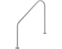Handlauf Flexinox 87162260 für römische Leiter 2-BEND (1829 mm, mit Flansch, AISI 316L)