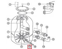 Ablassventil-Dichtring Hayward NCX12013