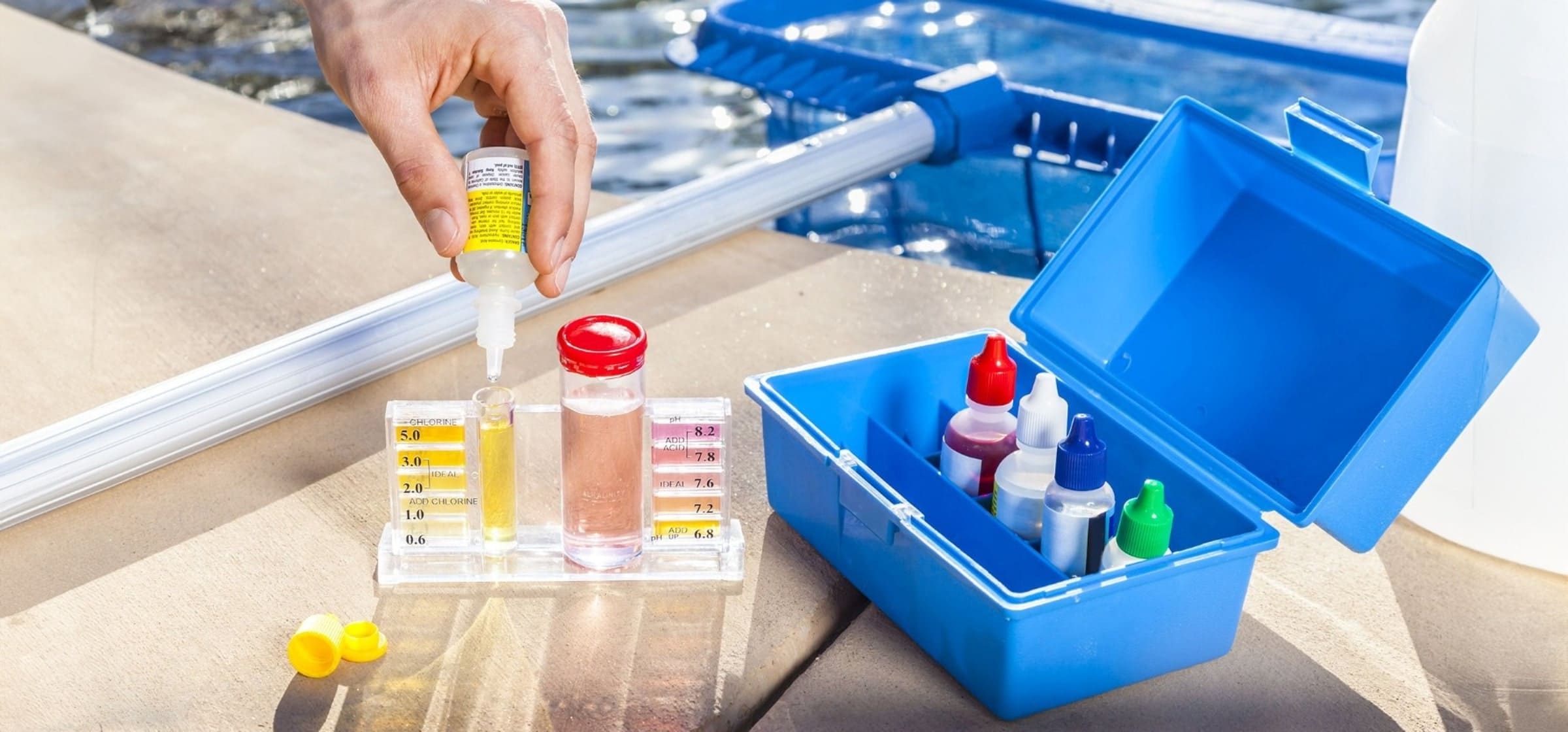 Koszt środków chemicznych do basenów