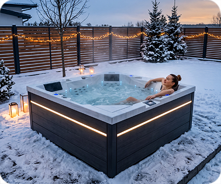 Aquajoy Whirlpool mit Hydromassage