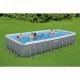Frame Pool Bestway 56475 (732x366x132 cm) mit Sandfilter, Leiter und Markise