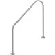 Handlauf Flexinox 87162260 für römische Leiter 2-BEND (1829 mm, mit Flansch, AISI 316L)