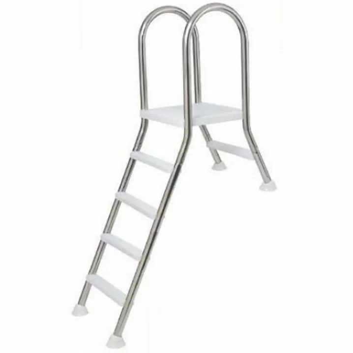 Poolleiter für halb-unterirdische Pools Hayward (4 Stufen), AISI-304