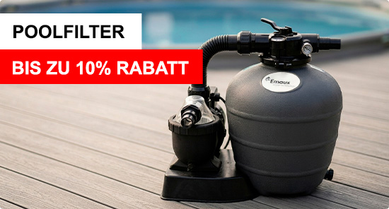 Sandfilter für Pools